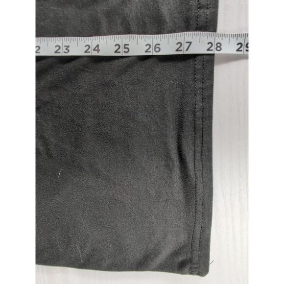 Shein Curve 0X Black Lace-Up Tunic Tee Women's Plus Large Soft Minimalist Top - Picture 9 of 10